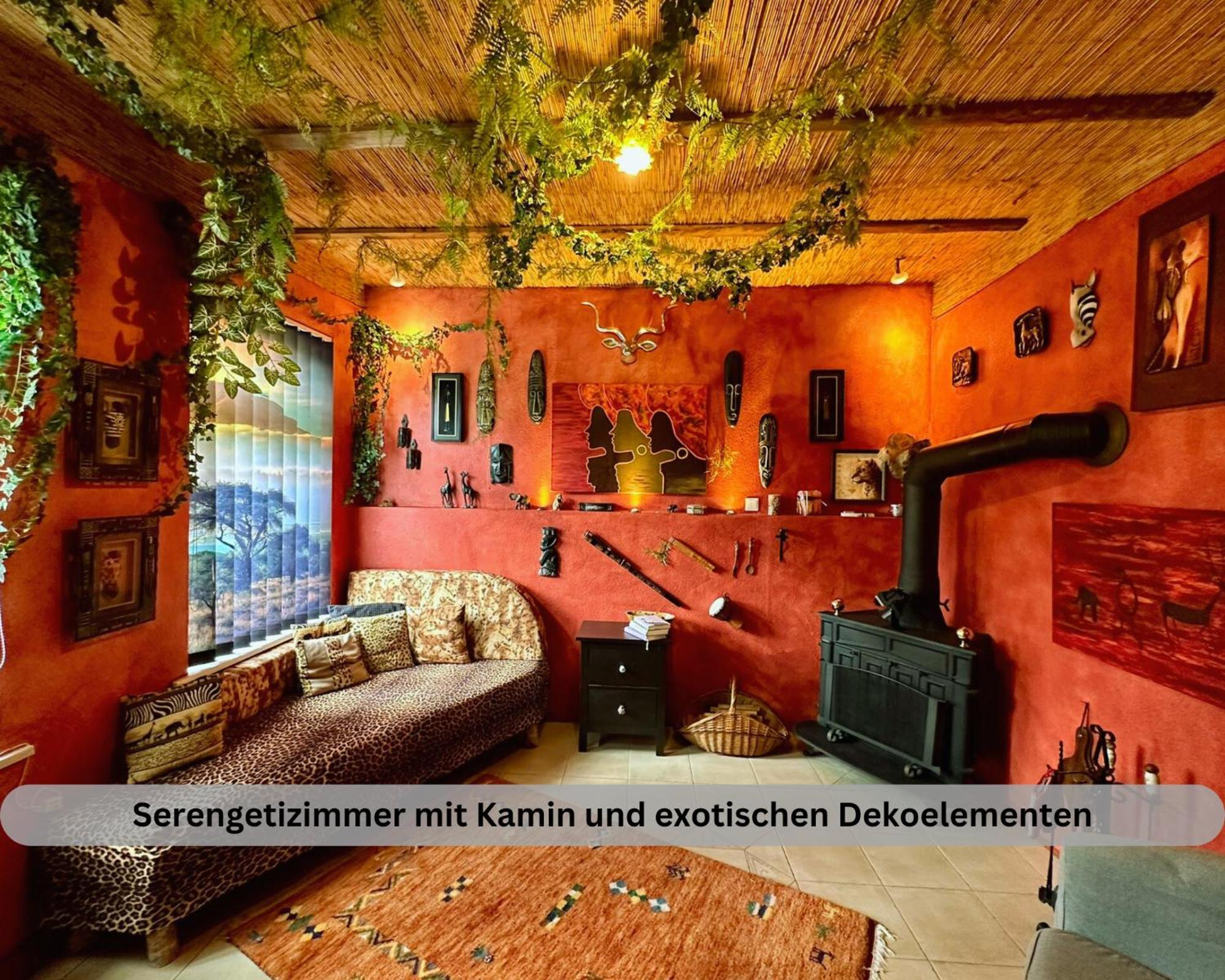 Lodge Of Africa - Einzigartige Themenzimmer, Eingezaeunten Garten, Sauna, Whirlpool & Kamin, Hunde Willkommen, Gasgrill, Voll Ausgestattete Kueche, Grosser Essbereich, Hamburg & Stade In Der Naehe Twielenfleth Εξωτερικό φωτογραφία