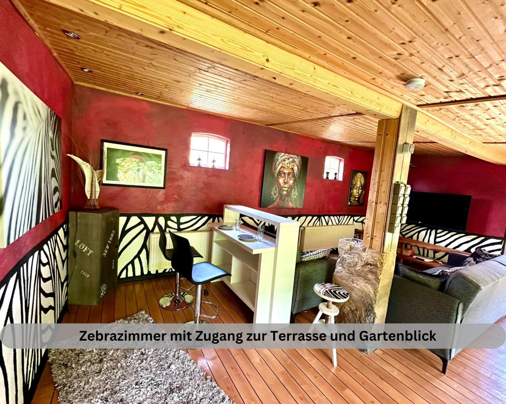 Lodge Of Africa - Einzigartige Themenzimmer, Eingezaeunten Garten, Sauna, Whirlpool & Kamin, Hunde Willkommen, Gasgrill, Voll Ausgestattete Kueche, Grosser Essbereich, Hamburg & Stade In Der Naehe Twielenfleth Εξωτερικό φωτογραφία