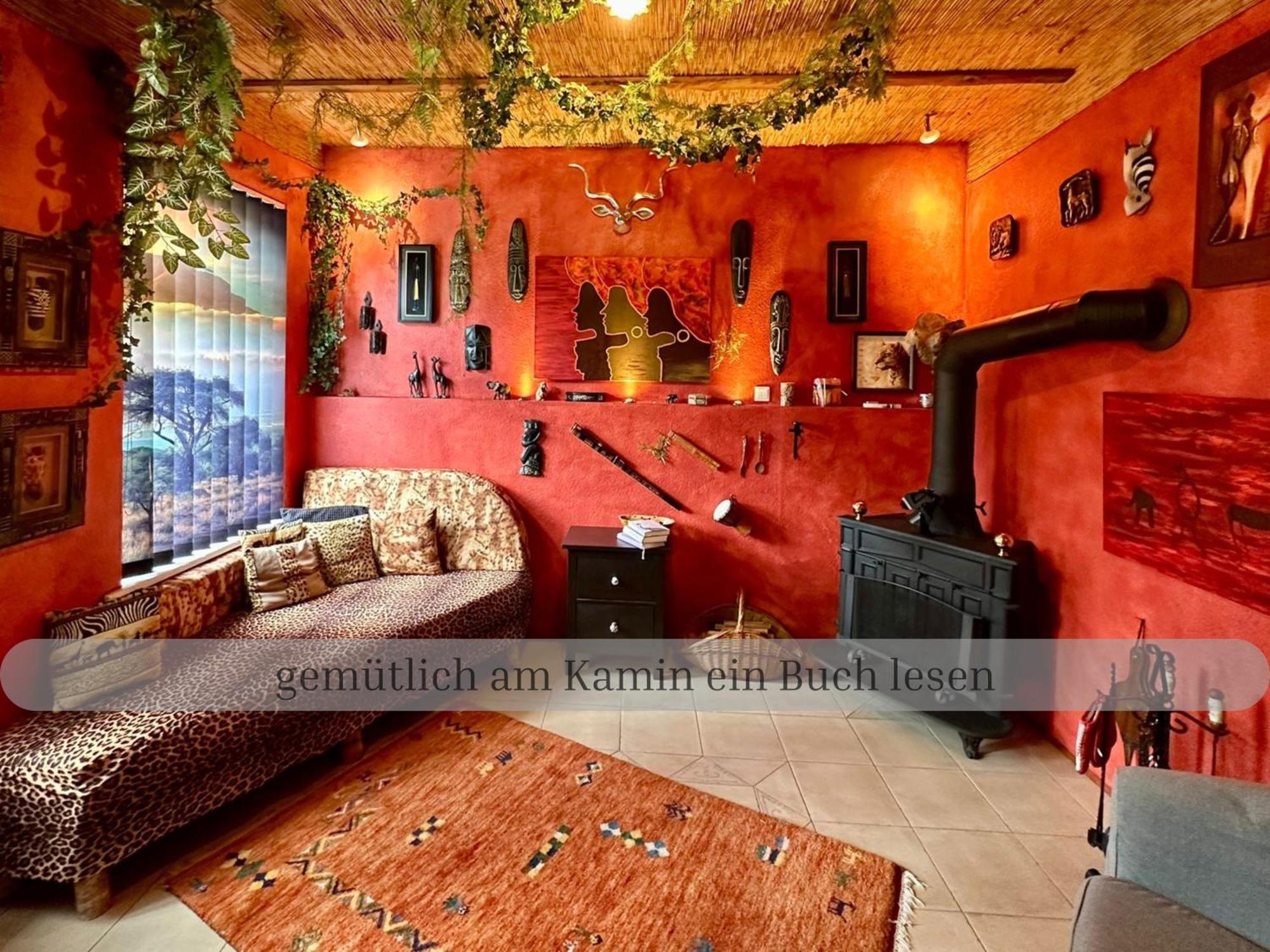 Lodge Of Africa - Einzigartige Themenzimmer, Eingezaeunten Garten, Sauna, Whirlpool & Kamin, Hunde Willkommen, Gasgrill, Voll Ausgestattete Kueche, Grosser Essbereich, Hamburg & Stade In Der Naehe Twielenfleth Εξωτερικό φωτογραφία